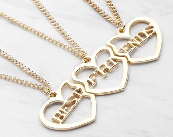 3 Best Friend Necklace for Boys - Etsy UK