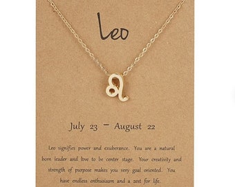 Leo Necklace - Etsy UK