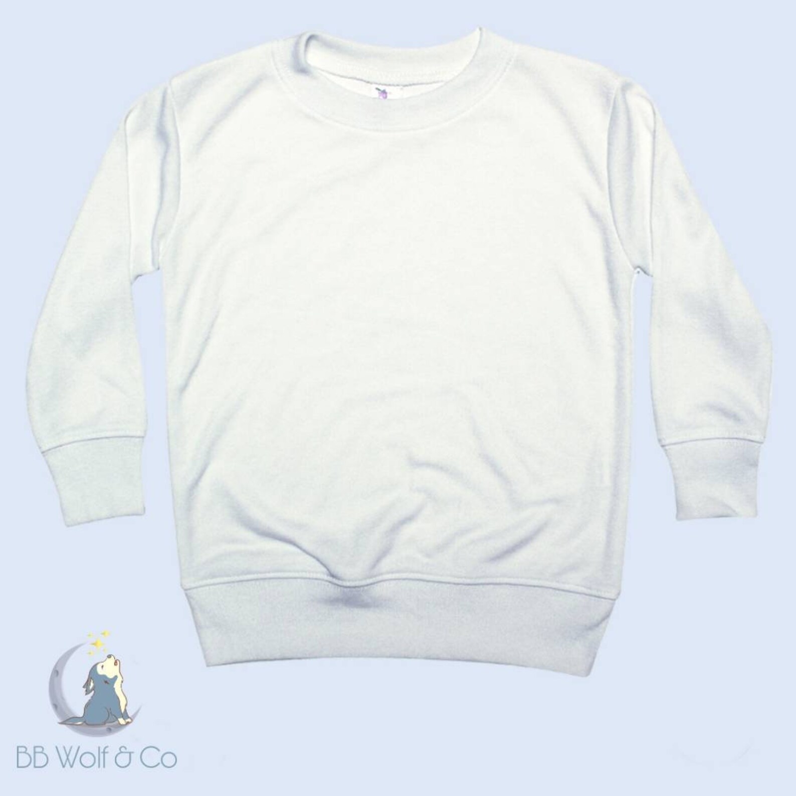 100 Polyester Blank Toddler/Youth Sweatshirt for Sublimation Etsy