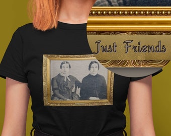 emily dickinson ivy shirt . just friends photo daguerreotype sweatshirt . sue gilbert victorian photo LGBTQ history