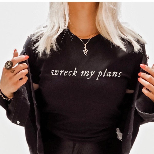 wreck my plans shirt . willow black evermore folklore tshirt