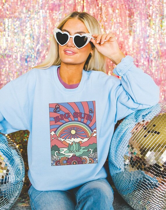 Retro rainbow sweatshirt new arrivals