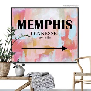 Custom City State Location Sign: College Town Sign Printable (Digital Download)