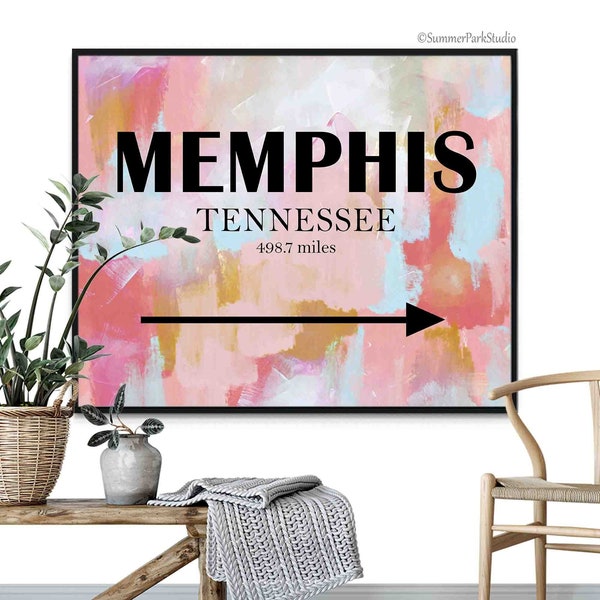 Custom Location Wall Art Printable Location Sign City State Preppy Dorm Decor For College Apartment Place Name Poster Download Custom City