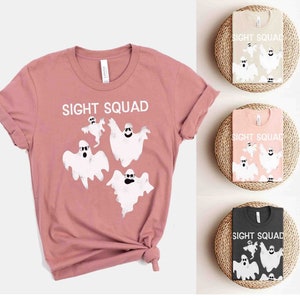 Funny Optician Halloween Shirt: Squad Ghosts Tee Eyeglasses T-shirt Optometry