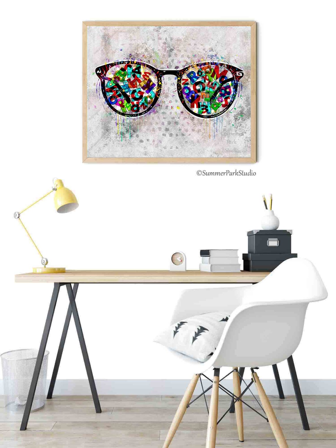 Eyeglass Wall Art Optometry Office Optician Art Eyeglasses Etsy