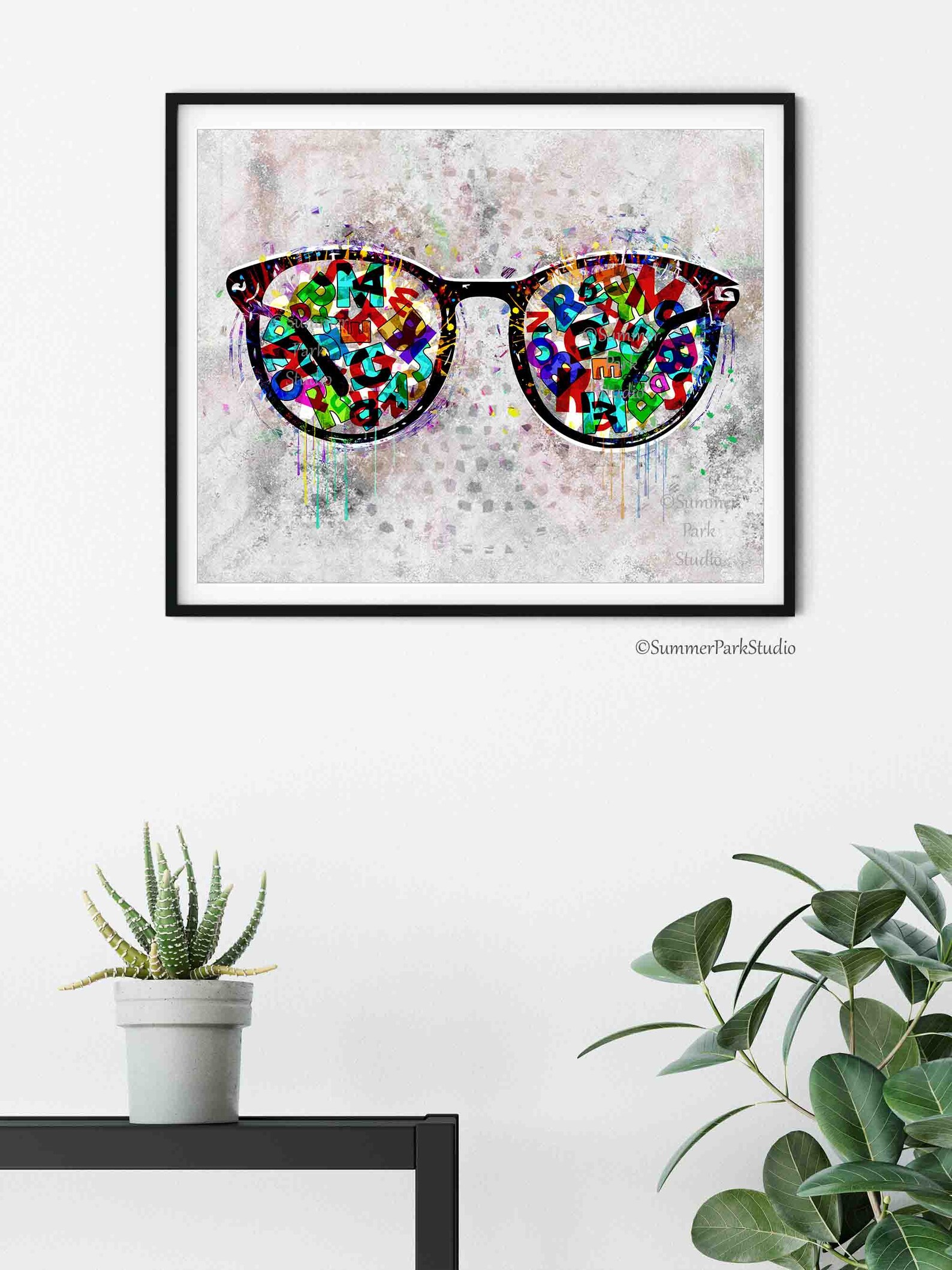 Eyeglass Wall Art Optometry Office Optician Art Eyeglasses - Etsy