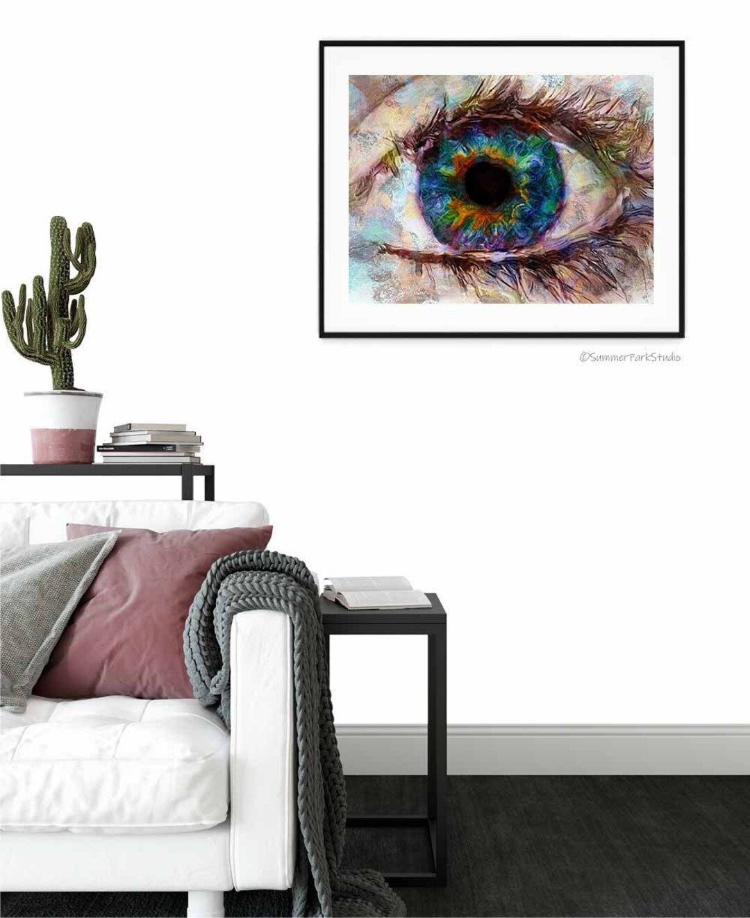 Eye Art Prints, Optometry Office Wall Art, Optician Gift, Eyeball Art ...