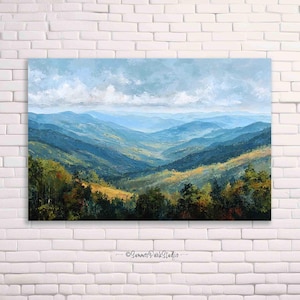Blue Ridge Mountains Appalachian Artwork North Carolina Landscape Nature Wall Decor