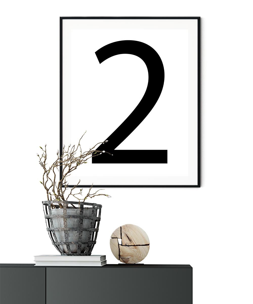 The Number 2 Printable Number Sign Download Number Two Printable Large ...