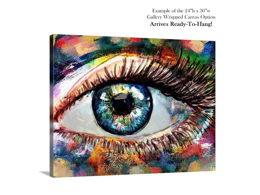 Optometry Art, Colorful Eye Art Prints, Óptico, Beautiful Eye Art Paper ...