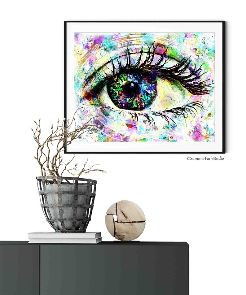 Eye Wall Art, Optometry Art Prints or Stretched Canvas, Optician ...