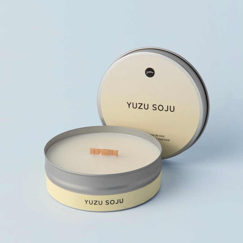Yuzu Soju Yuzu Grapefruit Cocktail Soy Wax Candle Etsy Canada