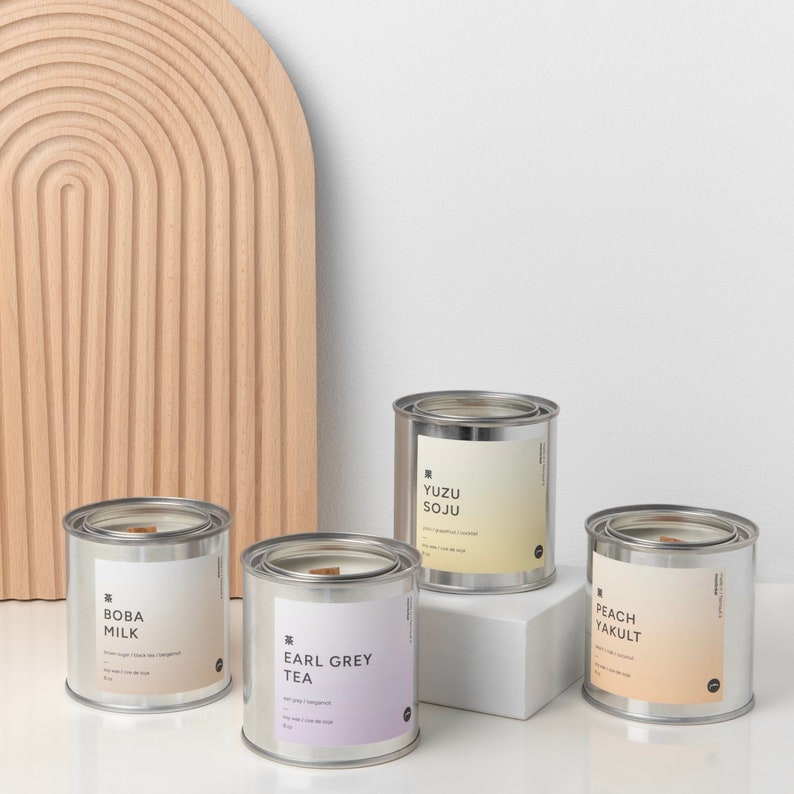 Yuzu Soju Yuzu Grapefruit Cocktail Soy Wax Candle Etsy Canada