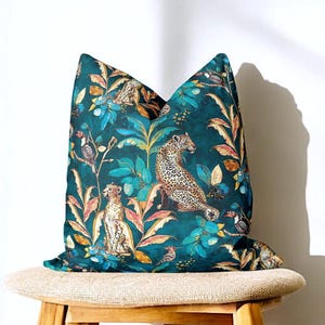 Cheetah Pillow Cover: Luxury Animal Print Throw Pillow