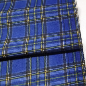 Royal Blue Tartan Plaid Fabric: Upholstery & Home Decor by the Yard