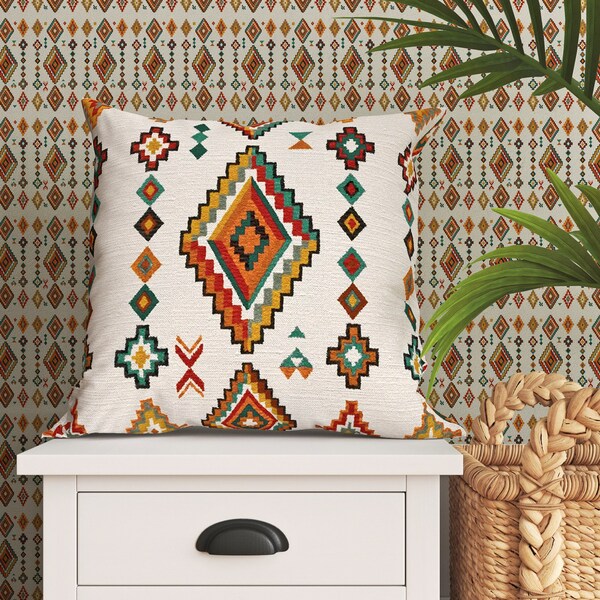 Aztec Pillow Etsy