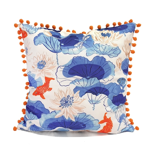 Orange Throw Pillow Etsy