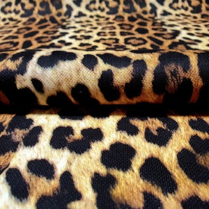 Leopard Print Fabric Leopard Skin Animal Print Fabric for Home Decor, Leopard Skin Sofa Fabric, Chair Upholstery Fabric by the Yard image 6