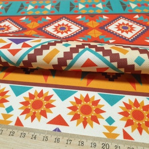 Tribal Native Aztec Print Fabric by the Yard - Boho Southwestern Tribal Tucson Aztec Fabric for Home Decor Curtain, Chair Upholstery Fabric