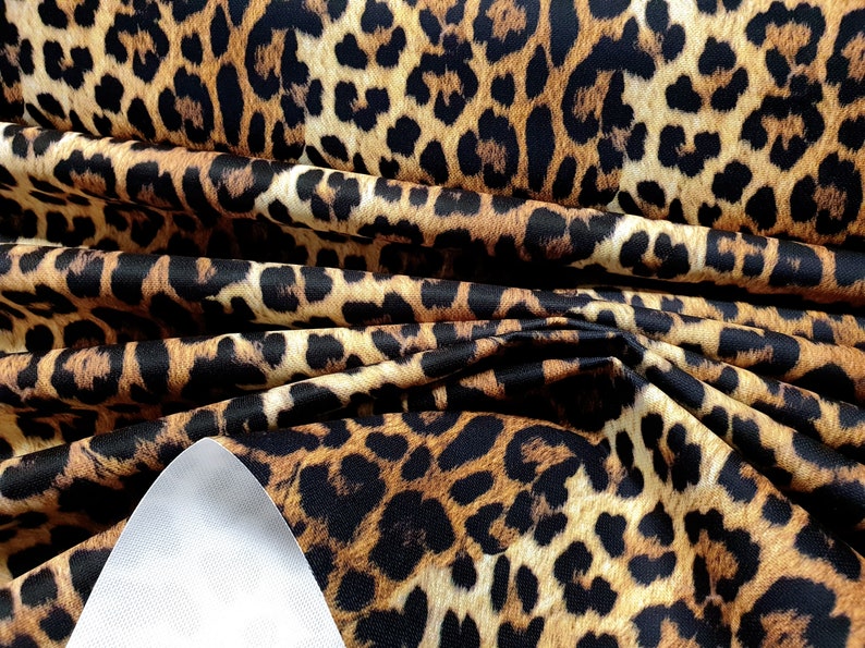 Leopard Print Fabric Leopard Skin Animal Print Fabric for Home Decor, Leopard Skin Sofa Fabric, Chair Upholstery Fabric by the Yard image 3