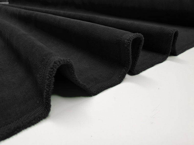 Black Upholstery Fabric by the Yard 55 Width Black Etsy