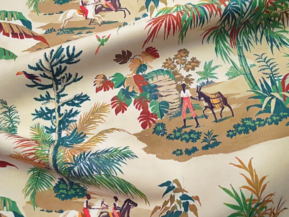 Toile Fabric by the Yard