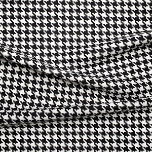 Houndstooth Fabric: Black and White Upholstery & Drapery - By The Yard