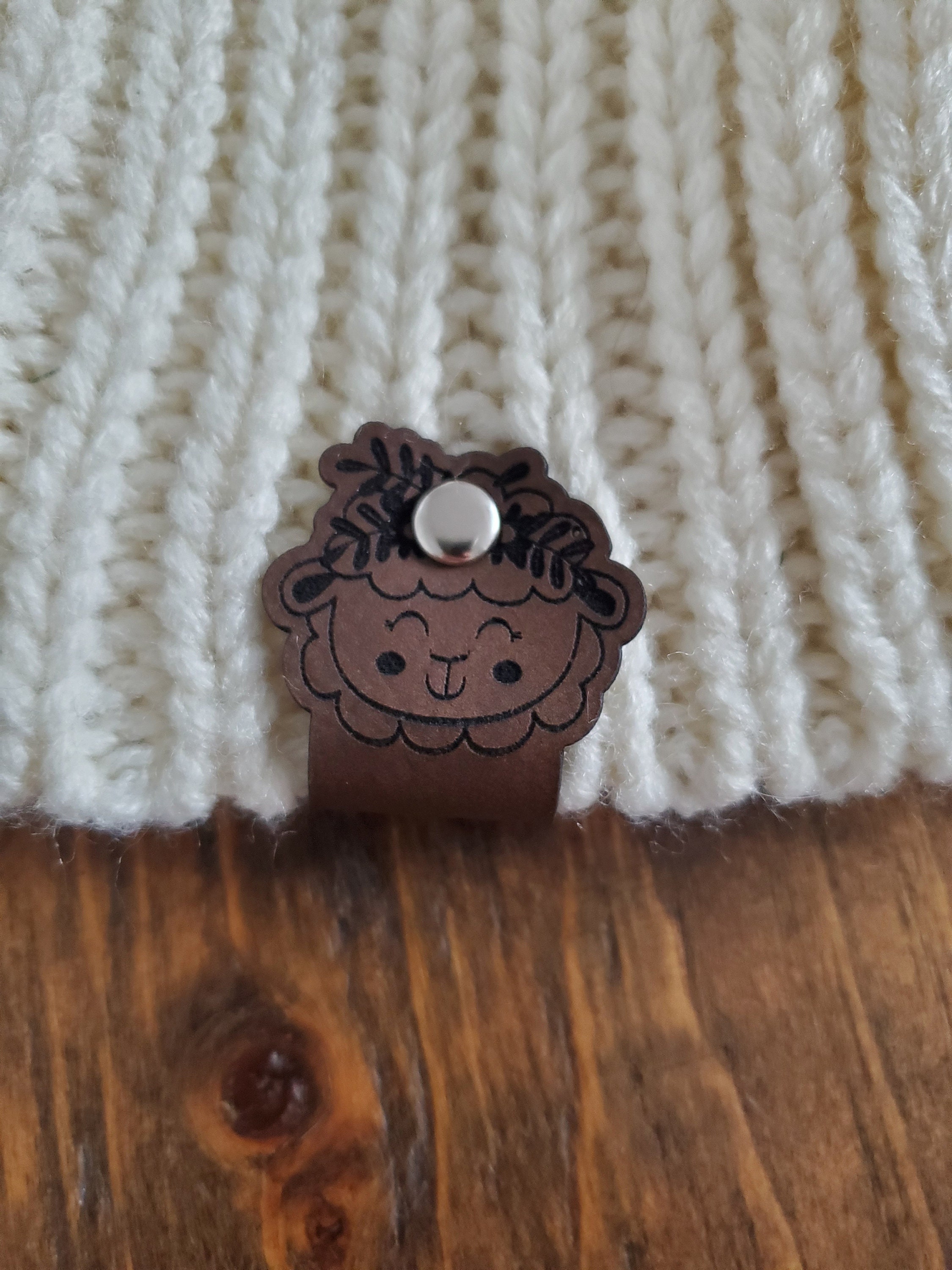 Cute Rivet SET of 8 - Ready to Ship Cute Animal Rivet Vegan Leather Tags - RIVETS ...