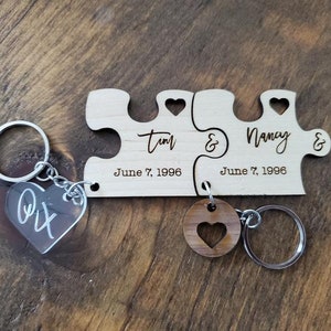SVG File for Glowforge | Key chain | Samples included - blanks / extra dangles | Laser Cutting & Engraving | Easy | Wood Acrylic | DOWNLOAD