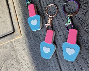 3D Printed Nail Polish Tab Opener Keychain – Easy Can Opening Tool
