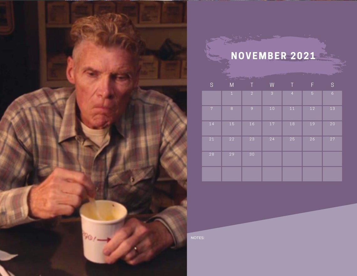 Hunks of Twin Peaks Academic Calendar Sept 2021Aug 2022 Etsy