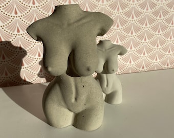 XXL Beton Dekoration Deko Betondeko Statue Figur Frau Woman Curvy Body Venus Aphrodite Körper concrete Skulptur Torso