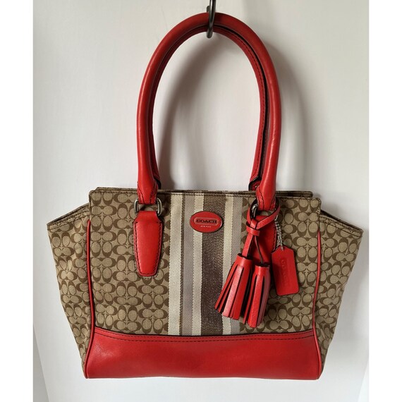 coach signature stripe zip - Gem coach signature stripe zip - Gem