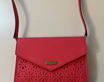 Kate Spade Periwinkle Blue Crossbody Leather Purse Etsy