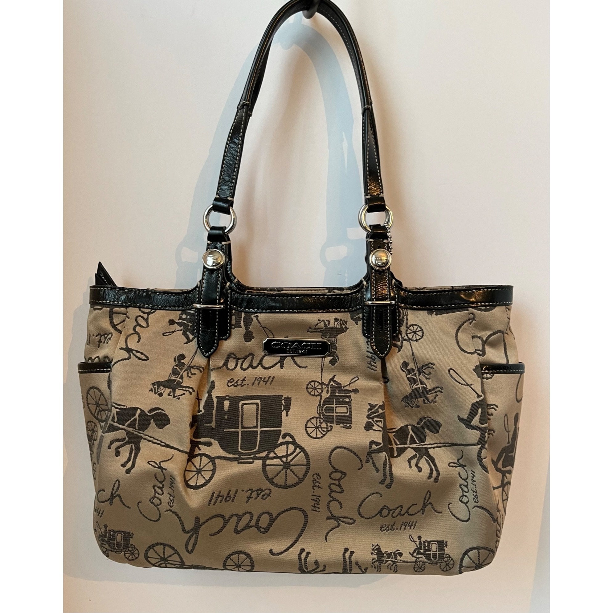 Coach Gallery Horse & Carriage Tote - Etsy
