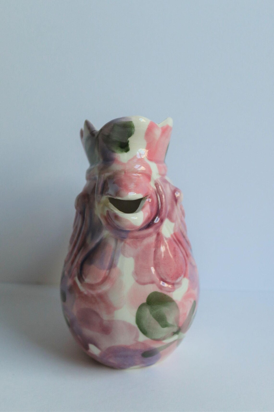 Island Bermuda Pottery Handmade Rooster Pitcher Etsy