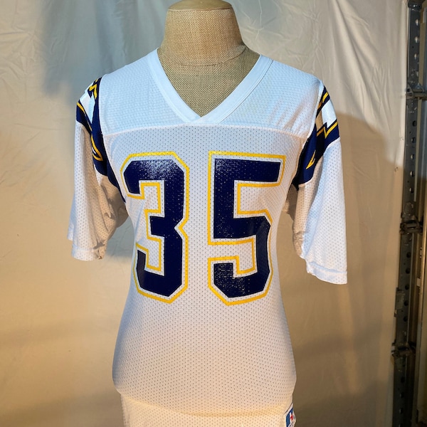 Vintage 90s Marion Butt Jersey number 35 San Diego Chargers NFL  Football AFC West JERSEY  44