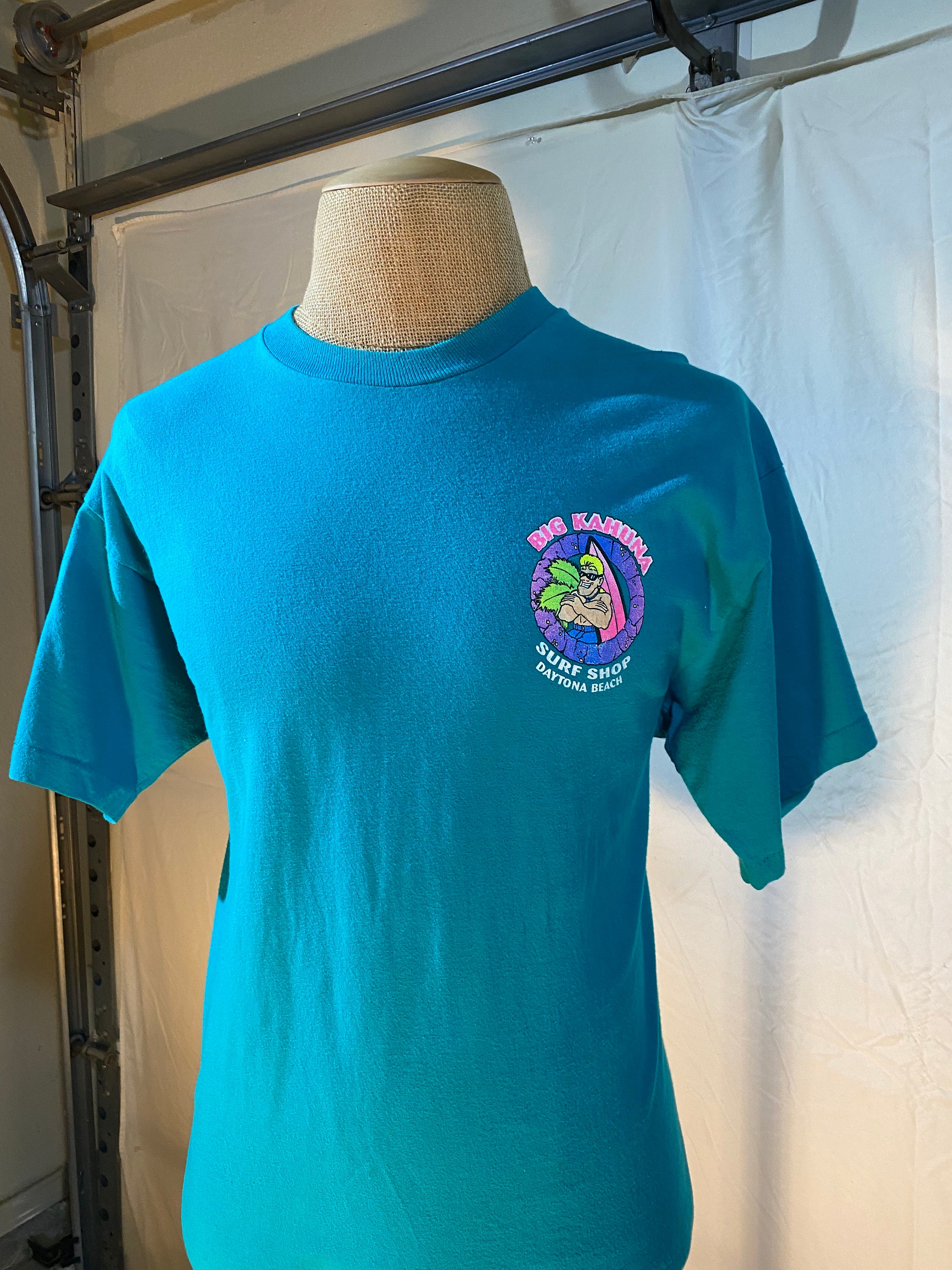 Vintage 90s Big Kahuna Surf Shop Beach Shred Neon Vibrant - Etsy