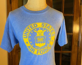 Vintage The United States AIR FORCE Armed Forces MILITARY Fly Fight Win Air Power Anytime Any where
