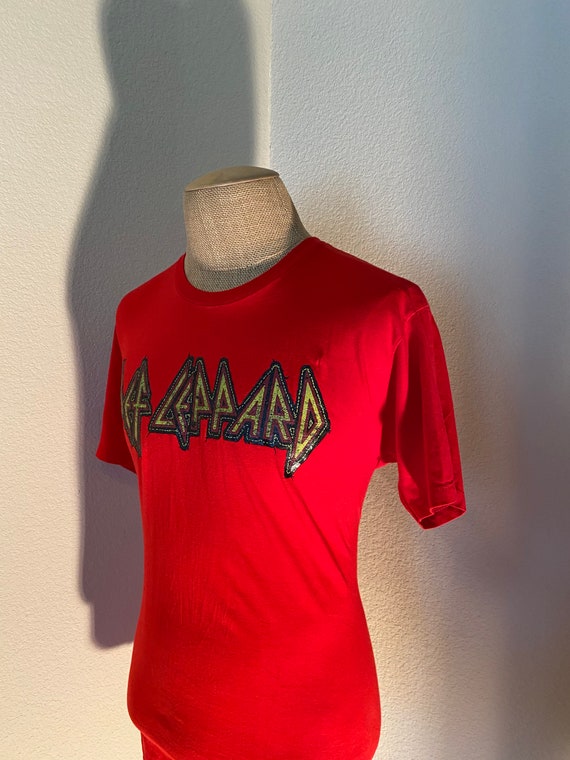 Vintage DEF LEPPARD 90s Music Rock Band Heavy Met… - image 7