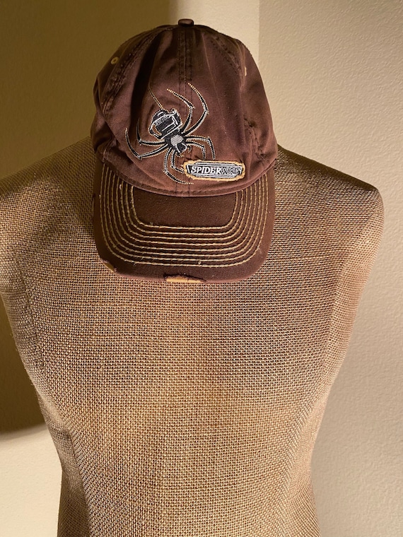 Vintage SPIDER WIRE Fishing Line PARAMOUNT Outdoor Apparel Superior Quality  Vintage Hat 