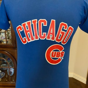 Vintage 80s Chicago Cubs T-Shirt Mens M Deadstock MLB Baseball Screen Stars