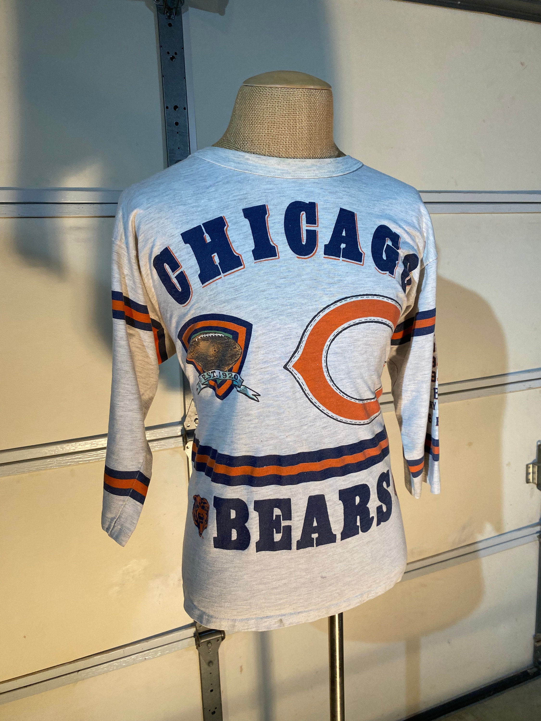 Vintage CHICAGO BEARS Est 1920 NFL Professional Football Sports Fan Tee T Shirt L Etsy