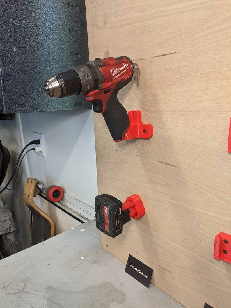 Milwaukee M12 Tool and Battery Holders Etsy