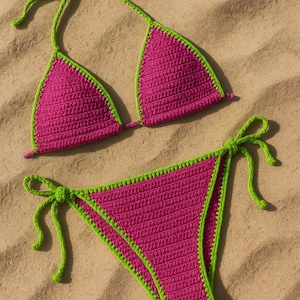 Crochet Bikini Set, Handmade Bikini, Handmade Set, Crochet Bikini, Bikini Set, Handmade Bikini Set