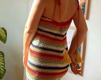white christmas dresses OSCAR DE LA RENTA OFF SHOULDER RAINBOW OMBRE DRESS – Belinda International main image 0
