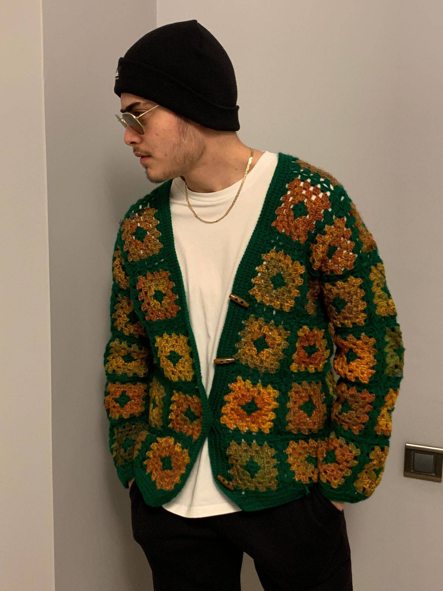 Mens Cardigan - Etsy