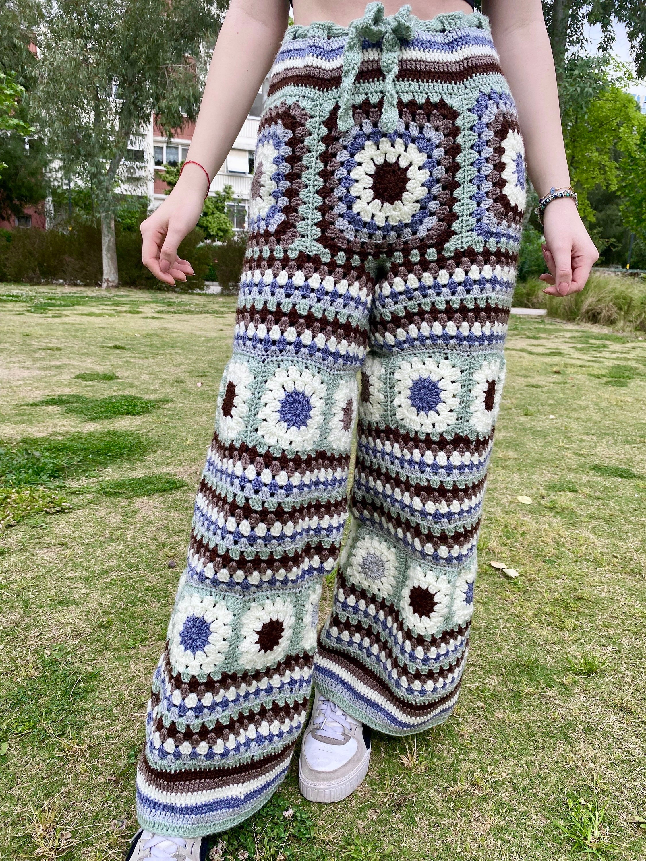 パンツ MAISON SPECIAL/Crochet Flower Knit Pants MAISON SPECIAL（メゾンスペシャル）の「かぎ針フラワーニット
