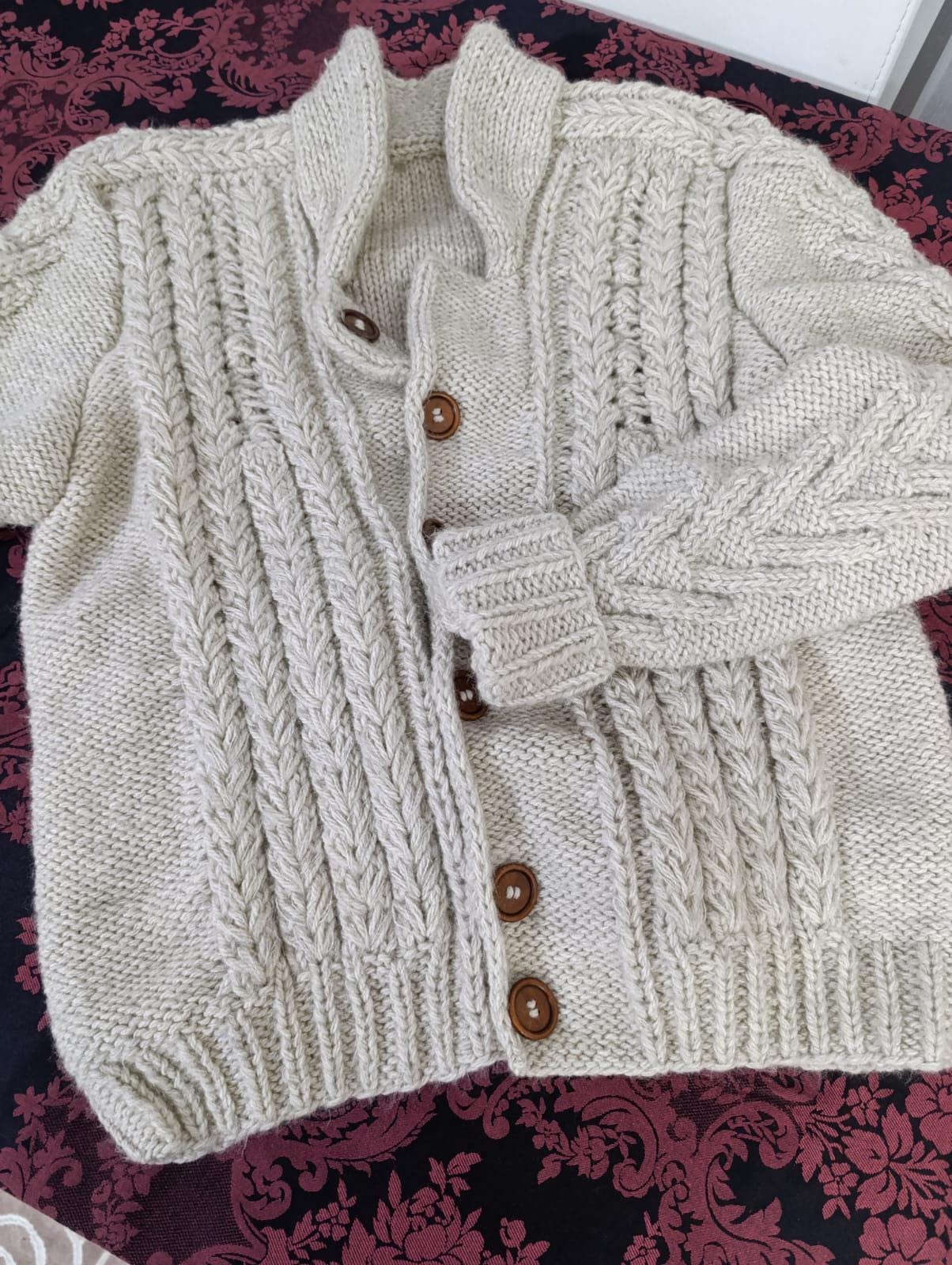 Hand-knit Cable Cardigan, Unisex Warm Sweater, Knit Jacket - Etsy